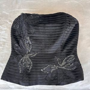 Bari Jay formal satin bustier